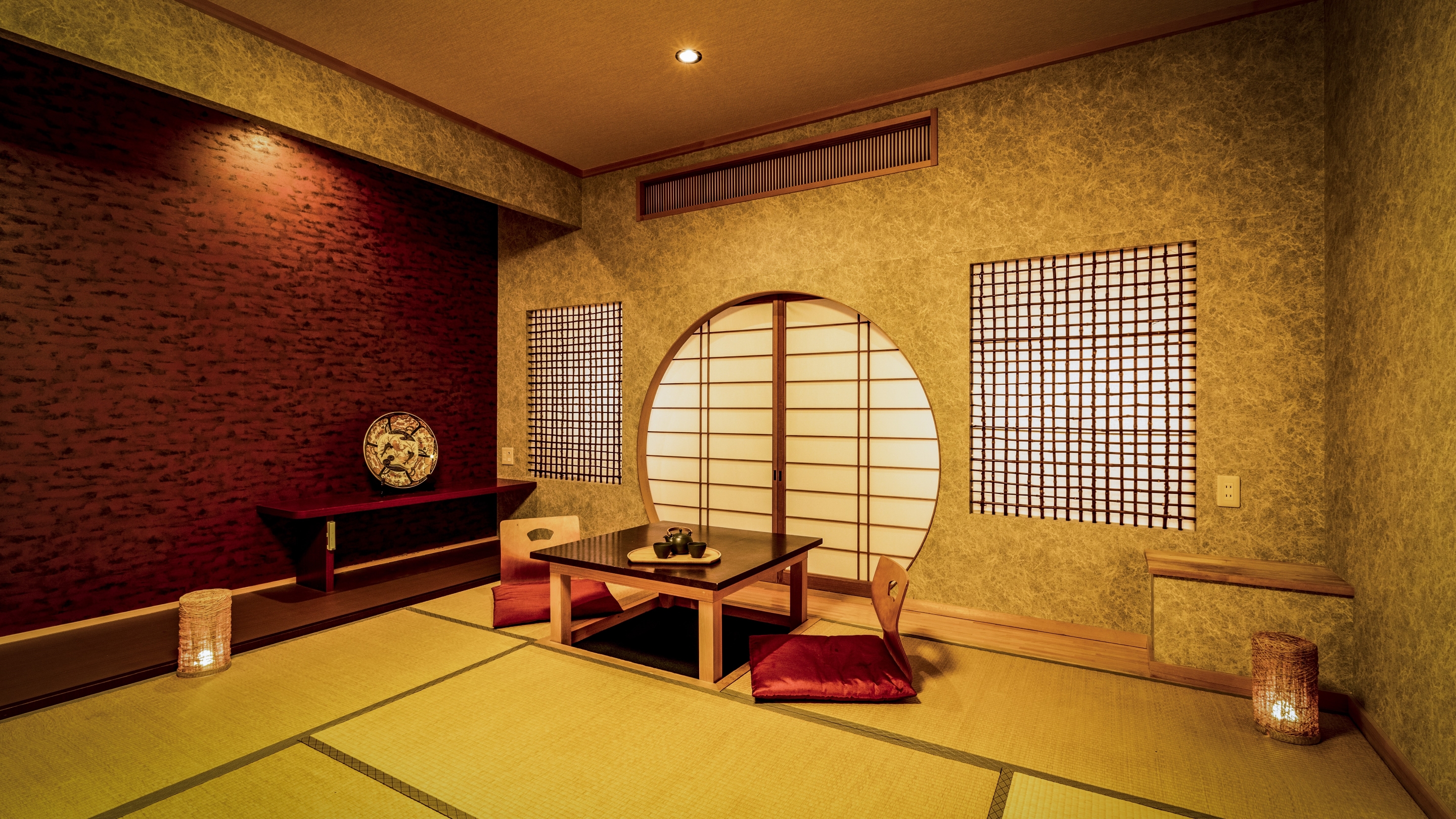 スタンダード和室4名定員(高窓のみ)　※客室の一例