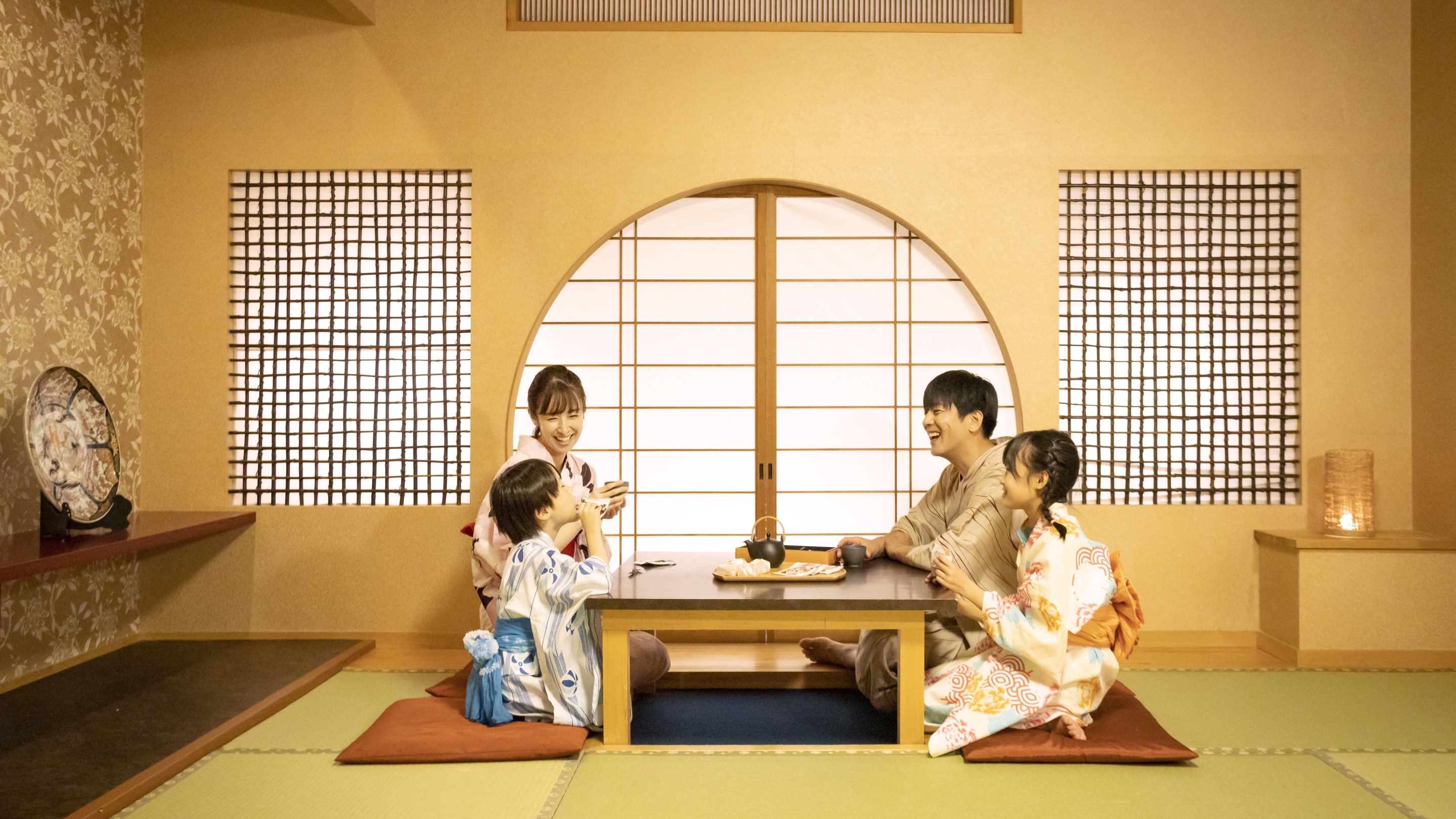 スタンダード和室4名定員(高窓のみ)　※客室の一例