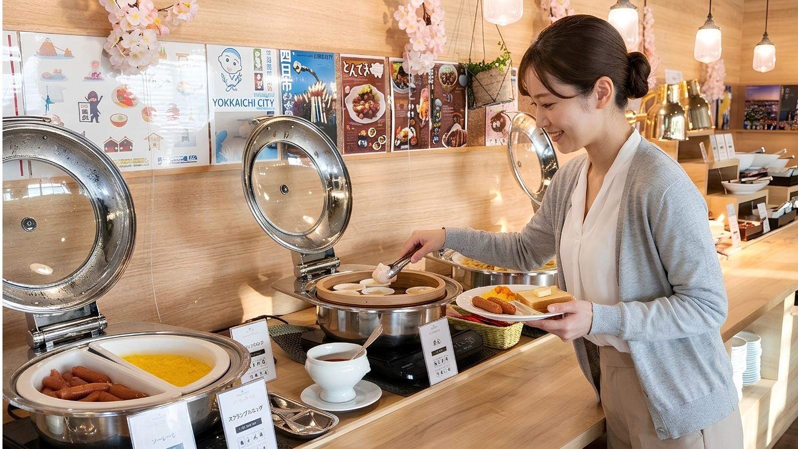 ◇朝食ビュッフェコーナー