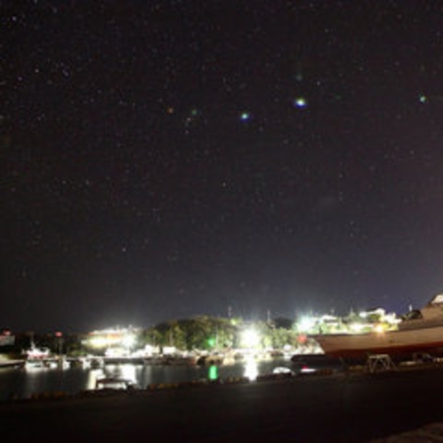 天気の良い日は、満天の星空が！流れ星に願いを唱えてみませんか？