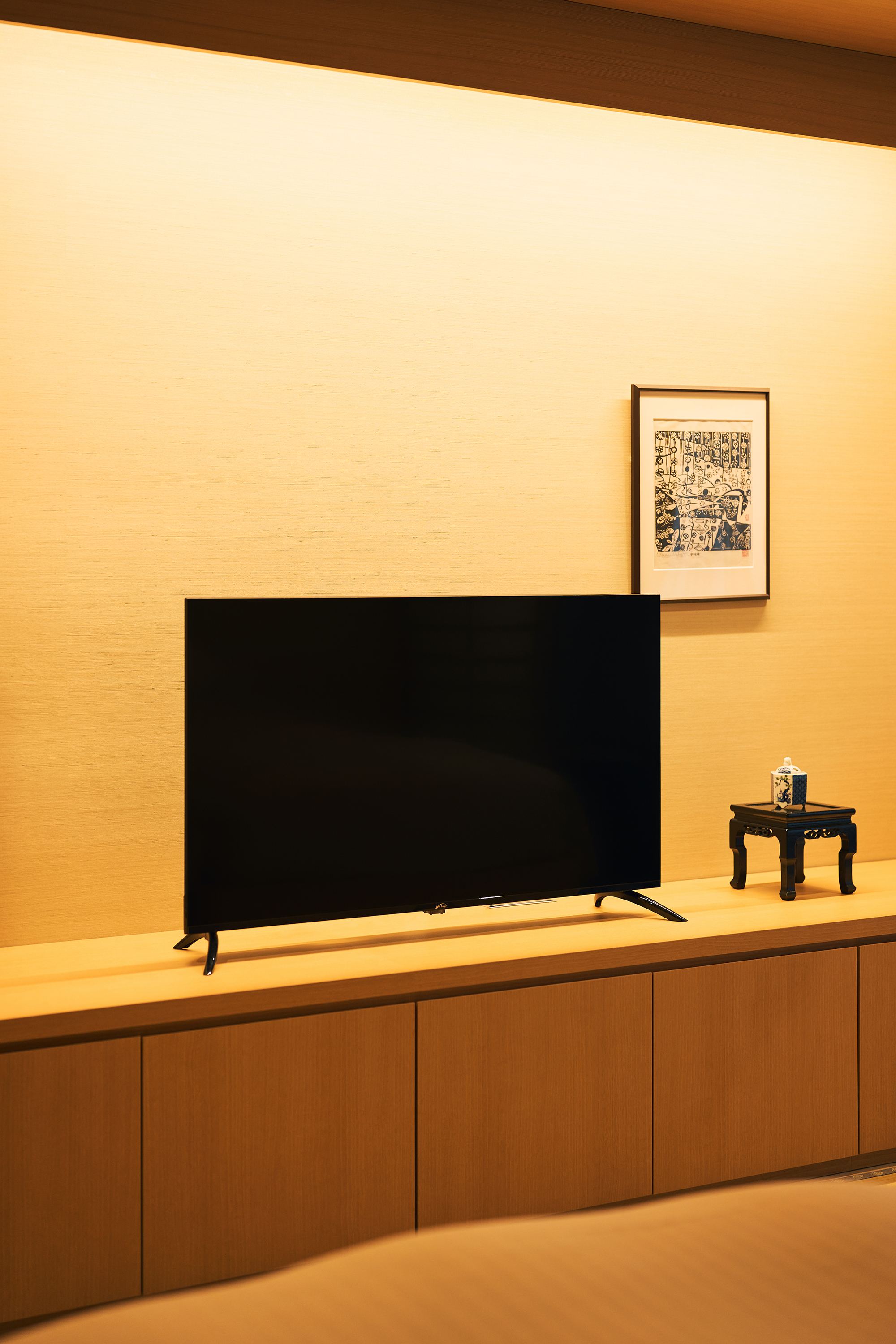 1階ベッドルームに設置のTV
