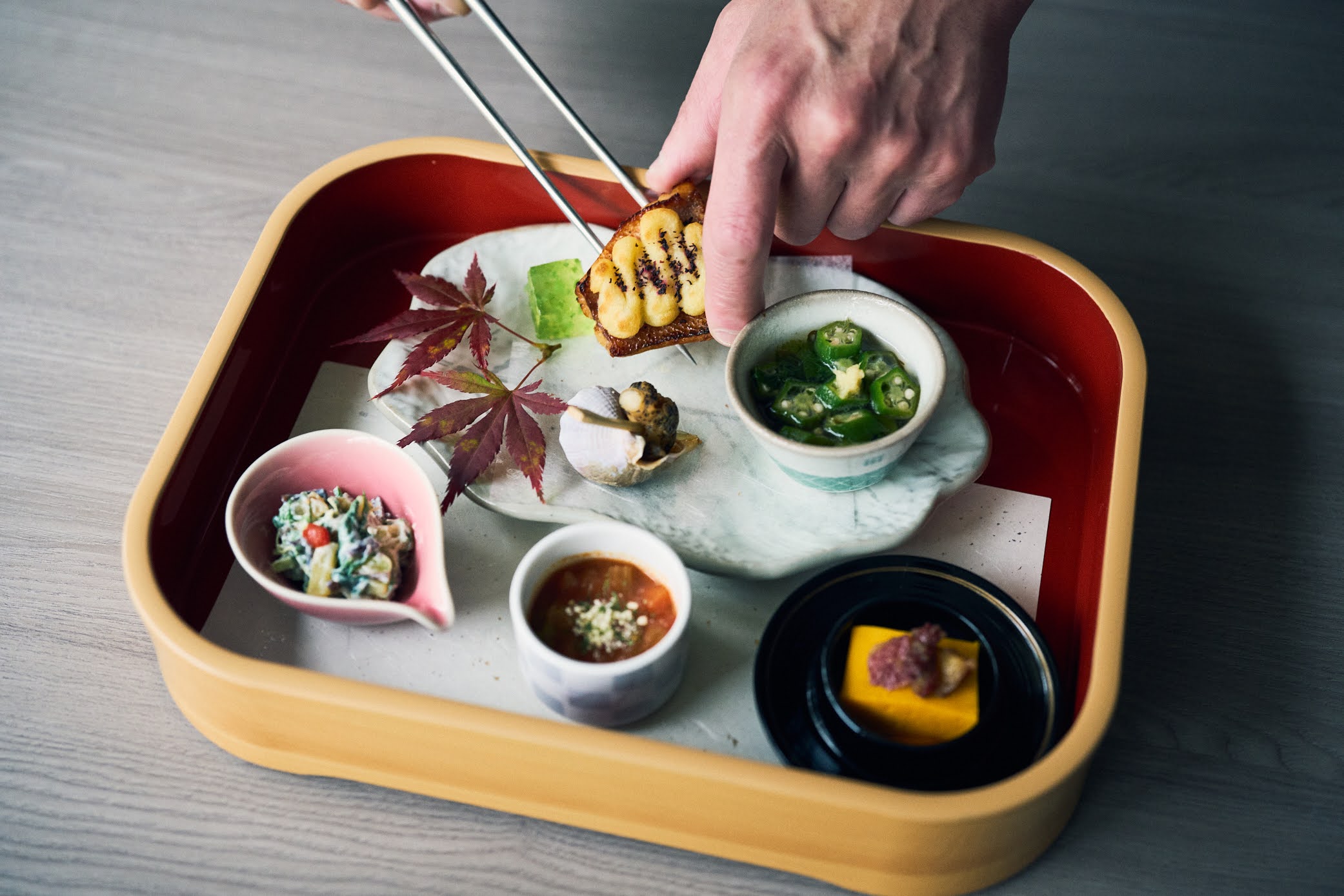 料理の盛り付け