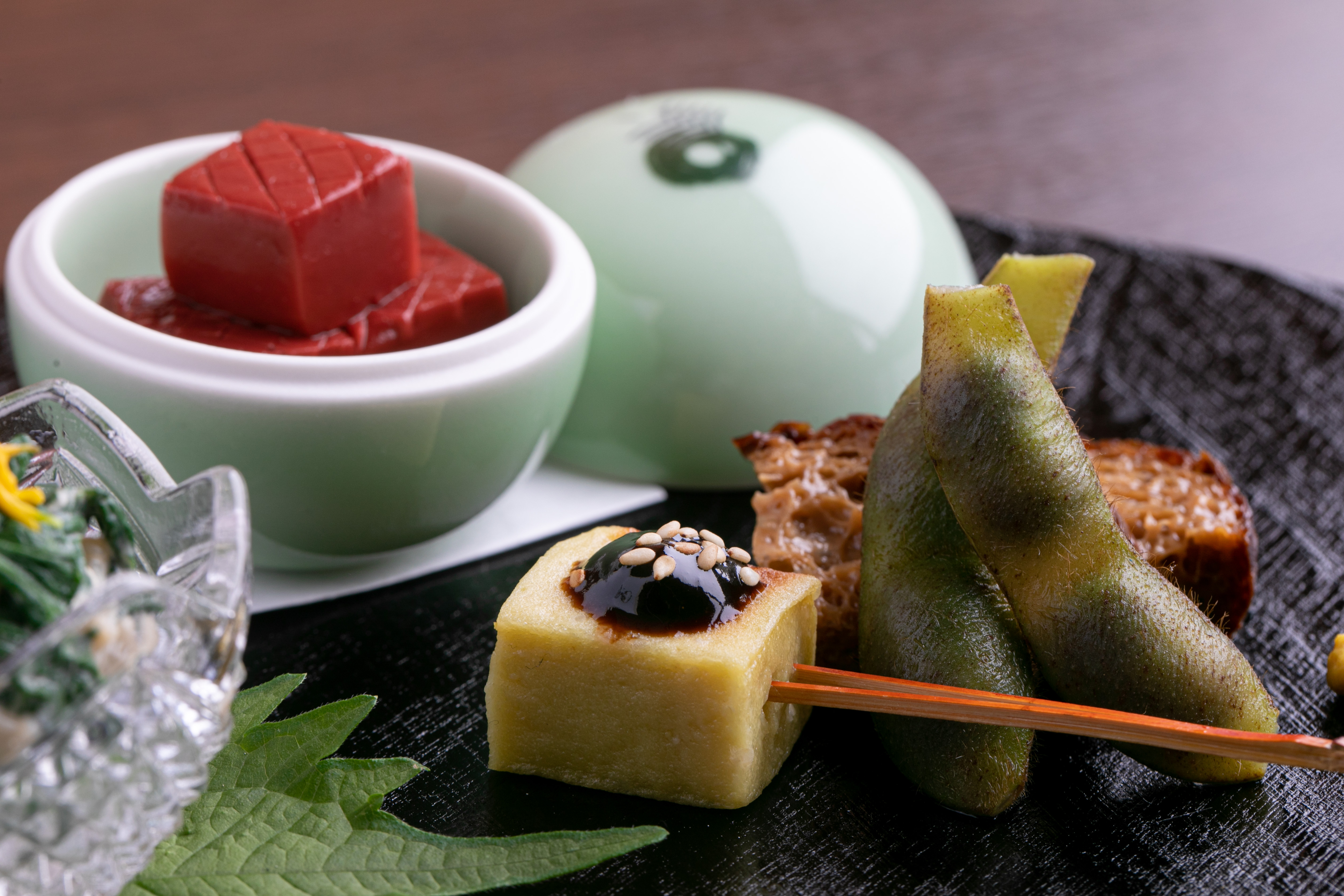 ヴィーガン会席の八寸です。