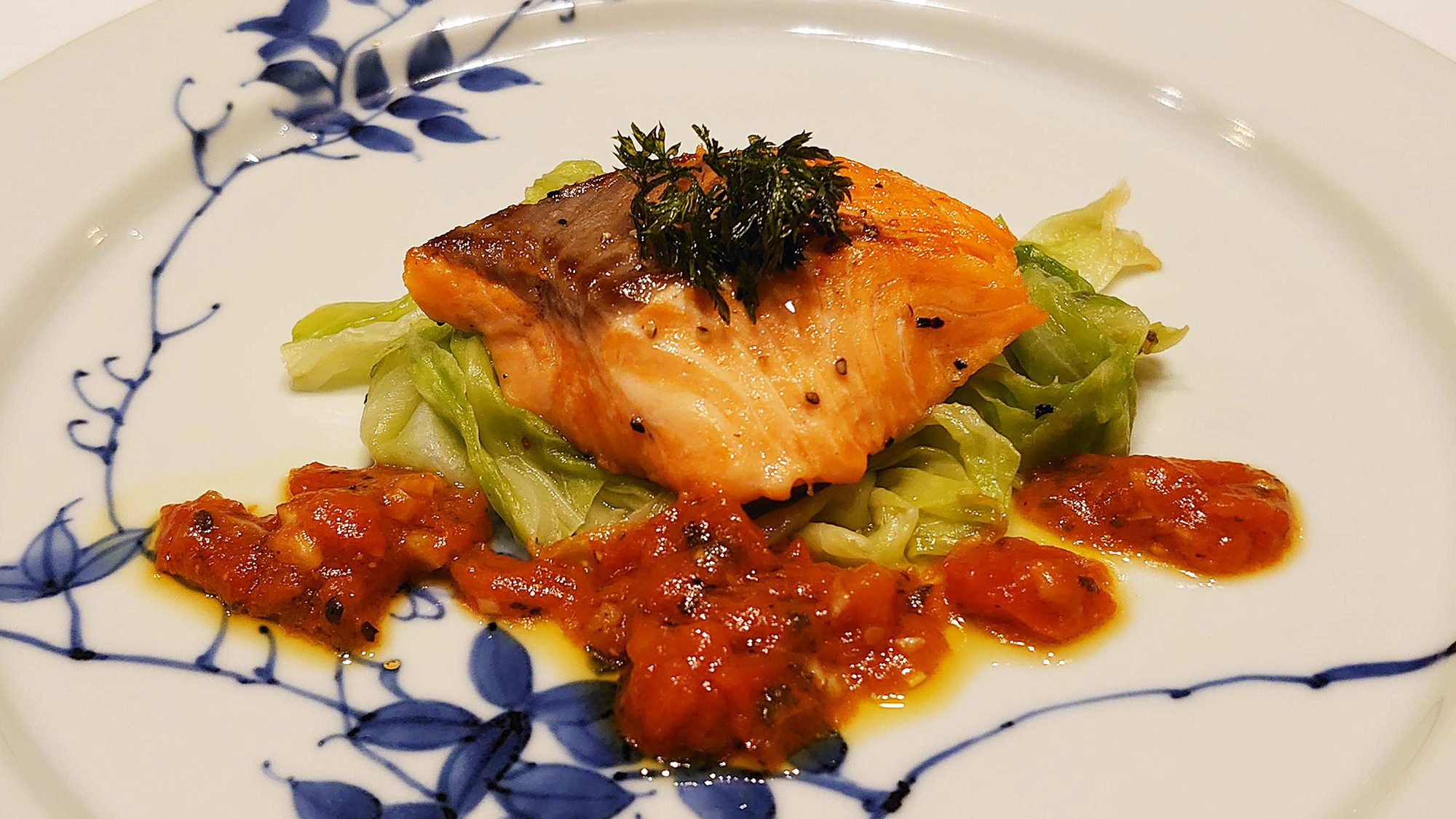 【夕食】お魚料理（一例）