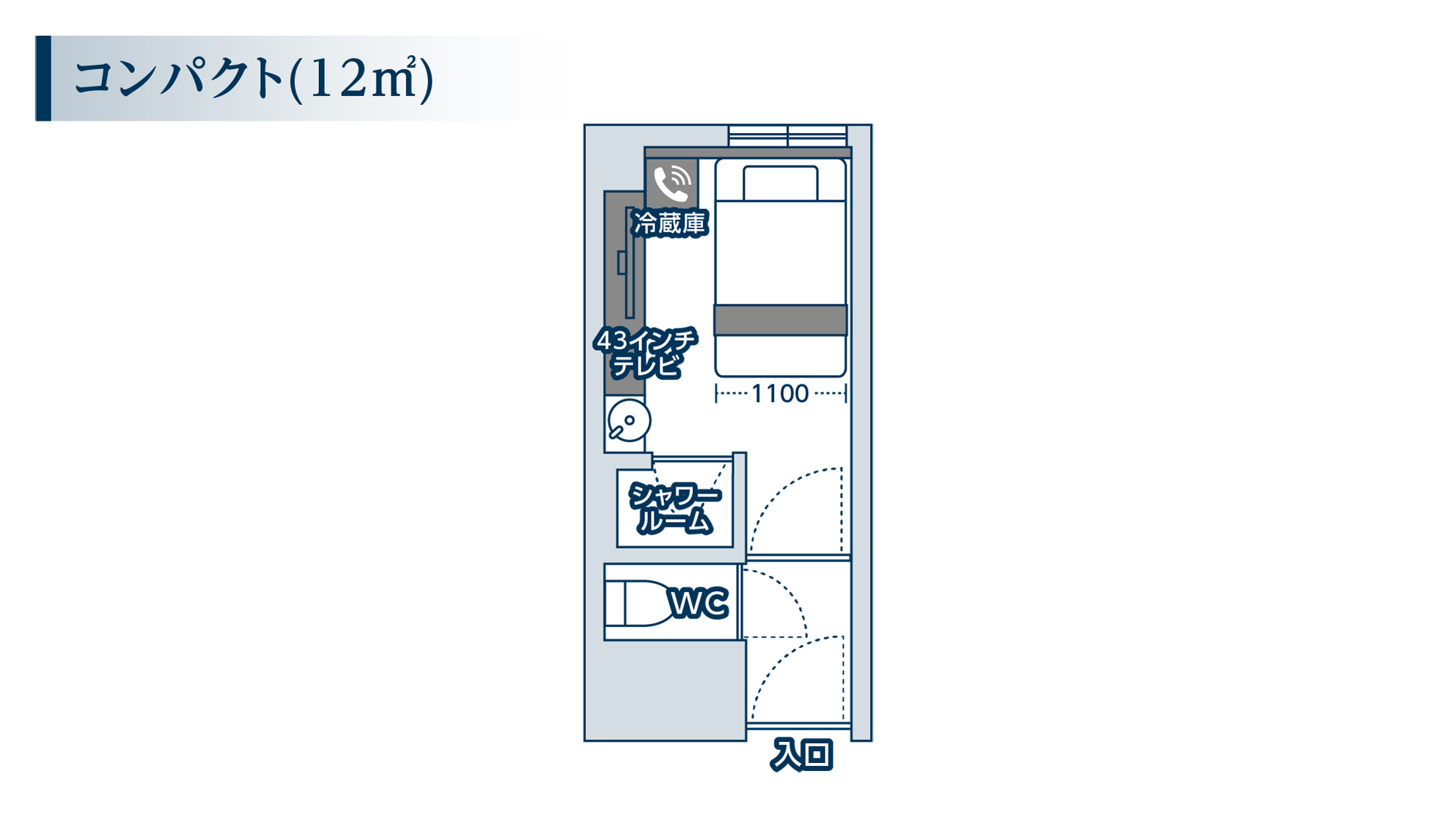 【見取り図】コンパクト②(部屋の指定はできません)