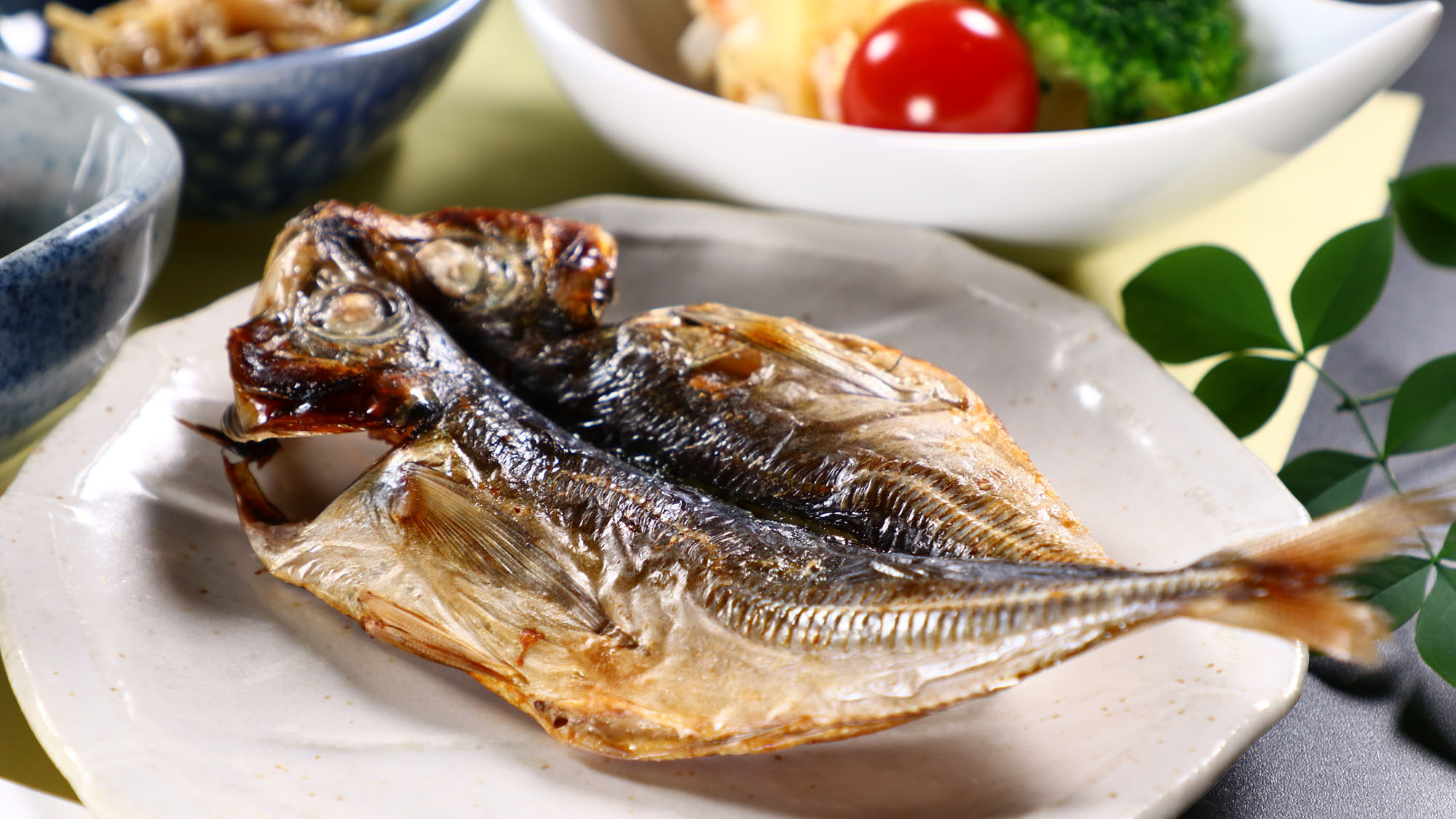 朝食の一例☆干物*