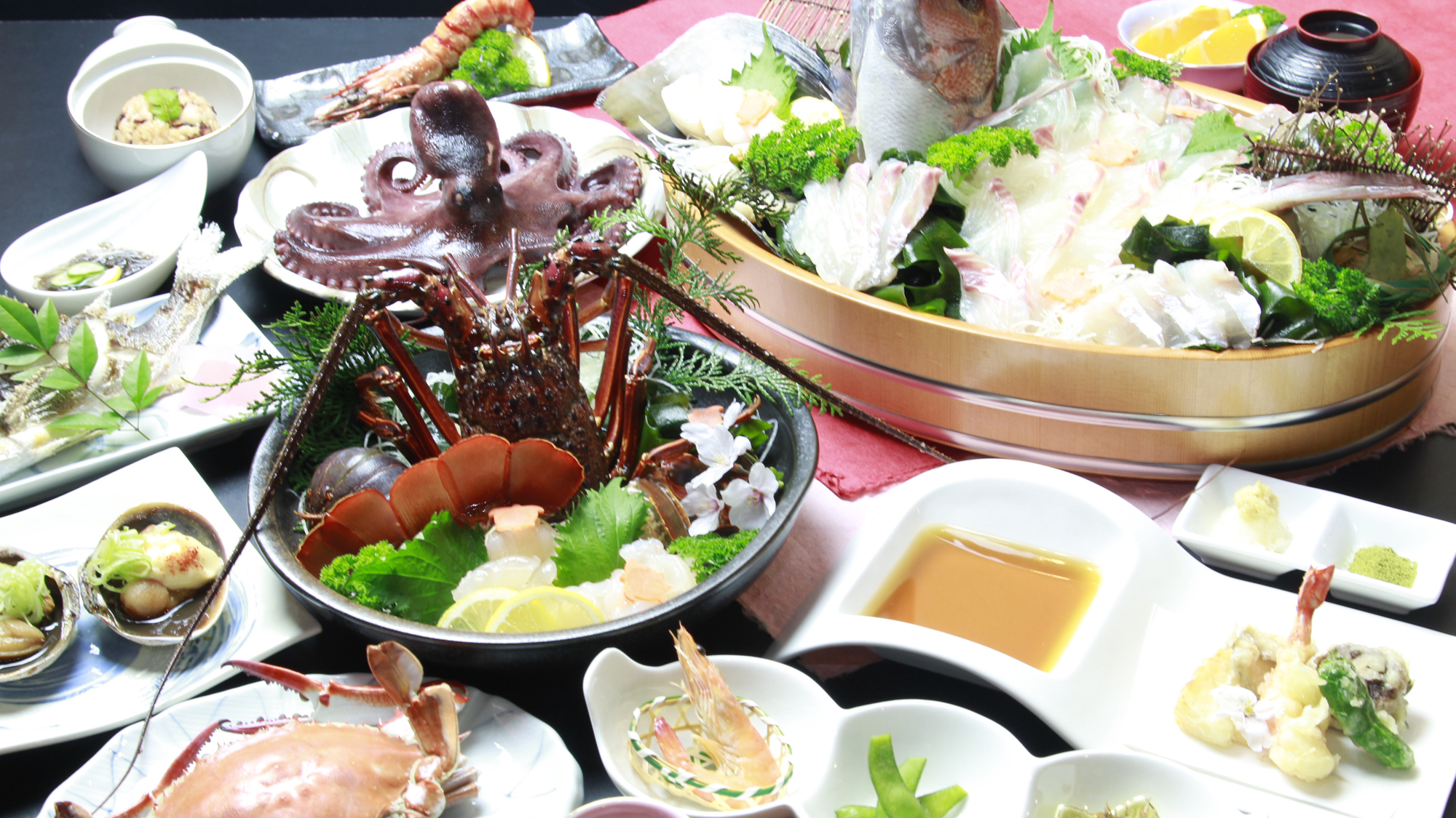 伊勢海老+ワタリガニ付