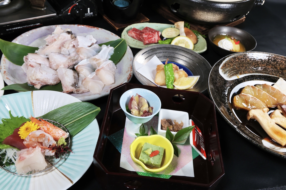 【新プラン登場！】和歌山県直送！幻の高級魚・本くえ会席