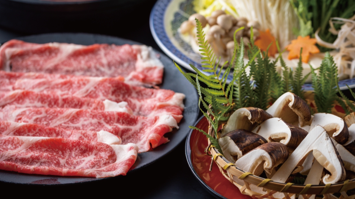 【秋限定】◆松茸と国産牛のすき焼をご堪能◆秋の味覚プラン