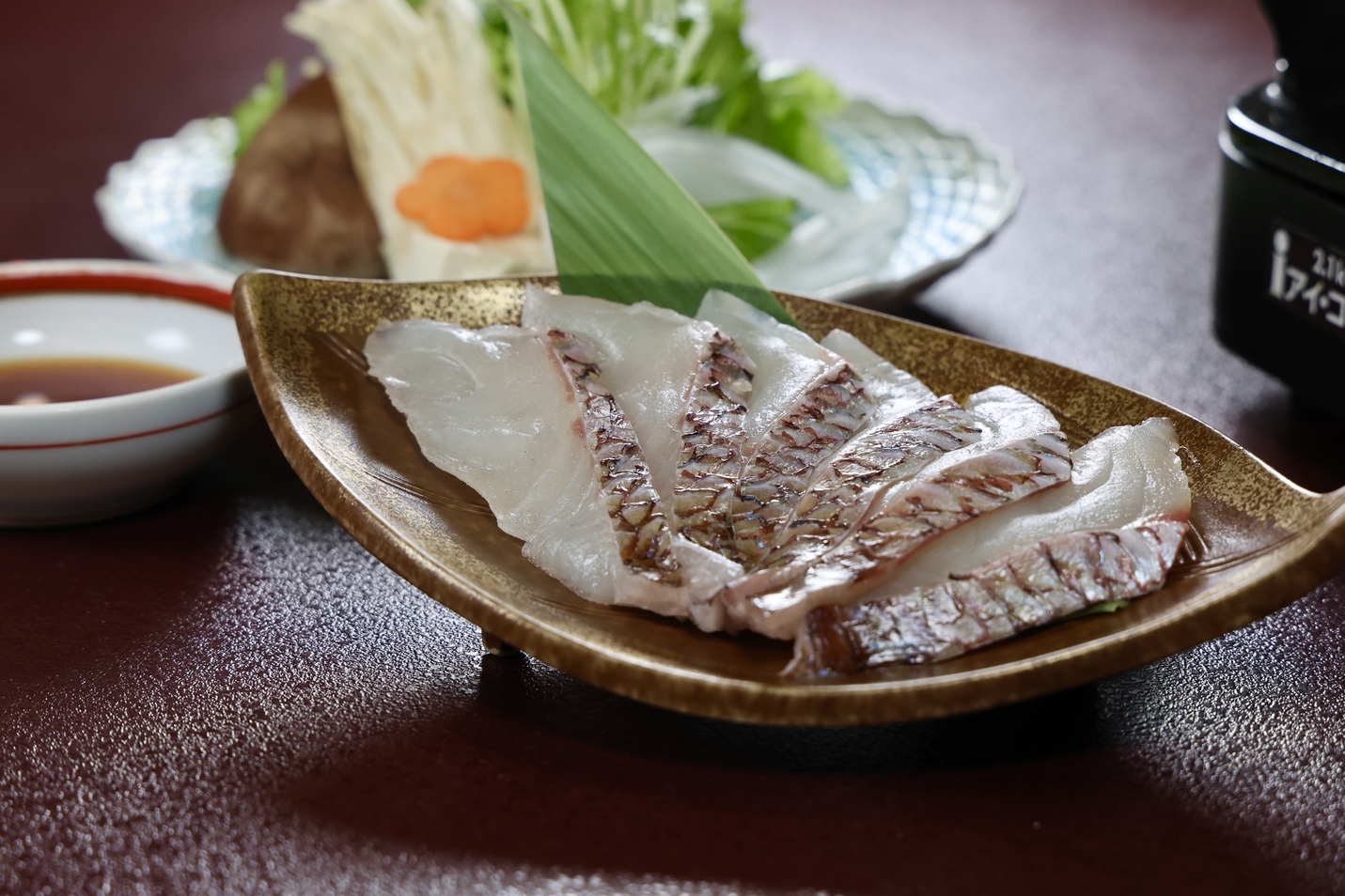 【新メニュー登場】和歌山県直送！紀州梅まだい尽くし会席〜料理長特製柚子ドレッシングとの相性抜群〜