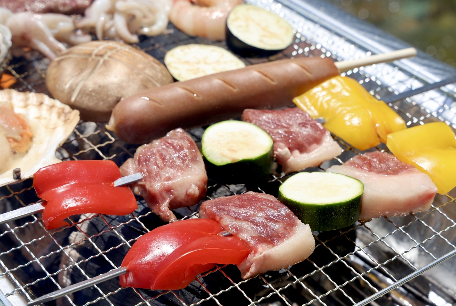 【期間限定】夏の定番！ＢＢＱスタンダードプラン〜ご夕食は河原でＢＢＱ〜