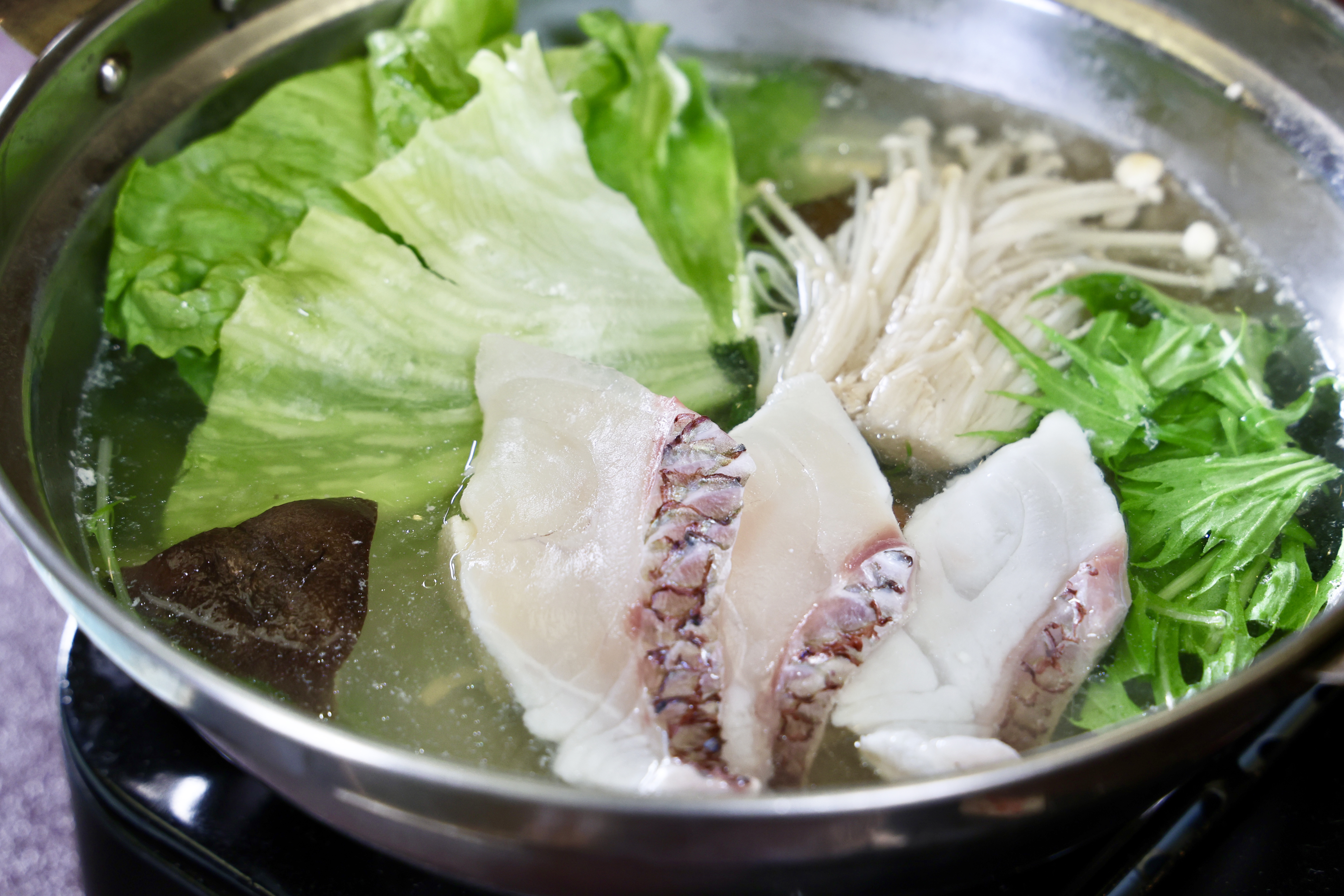 鯛しゃぶ　鍋
