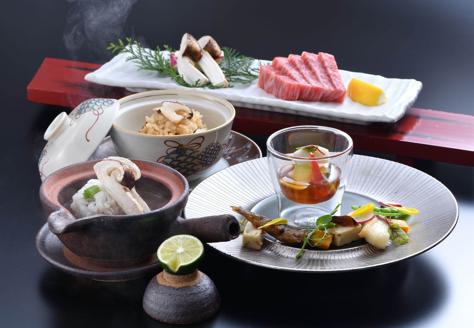 2024　松茸＆近江牛会席（イメージ）