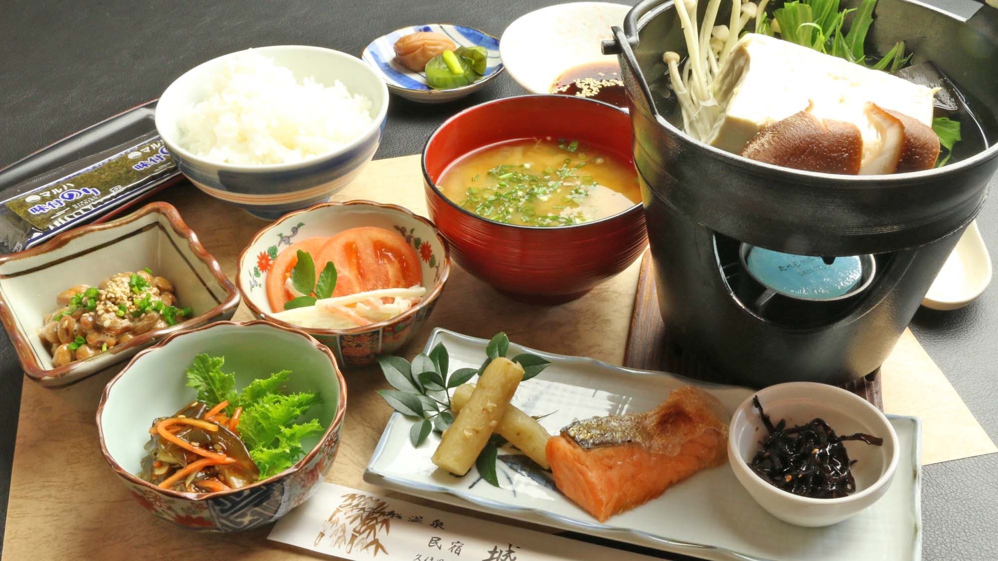 【１泊夕食付き】夕食は自家栽培のお米に、季節の野菜と県産豚肉の塩麹鍋をどうぞ♪