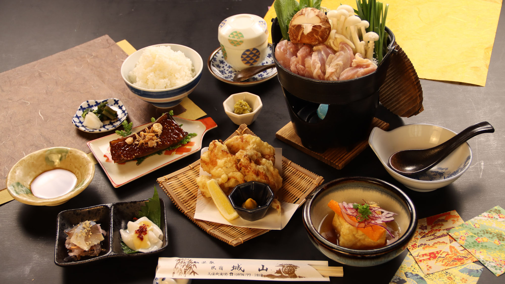 ボリュームを抑えたお食事です