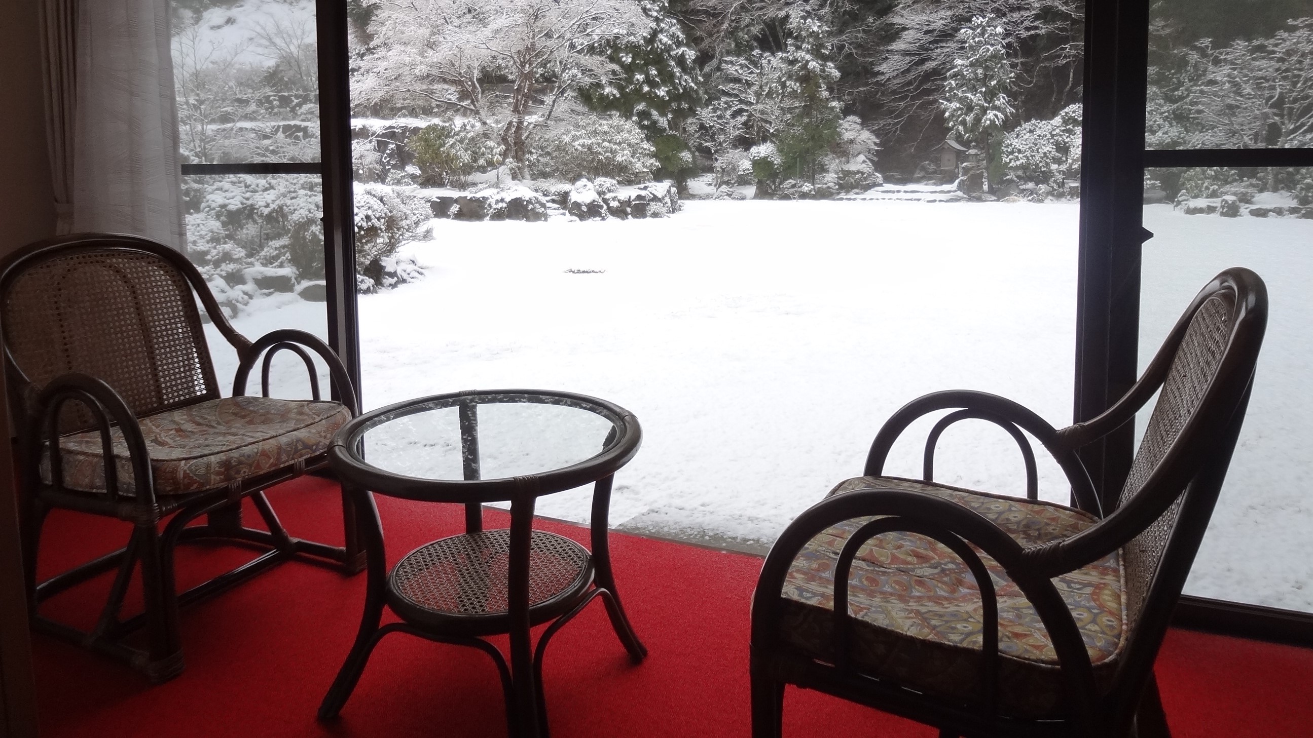 客室からの風景（冬）