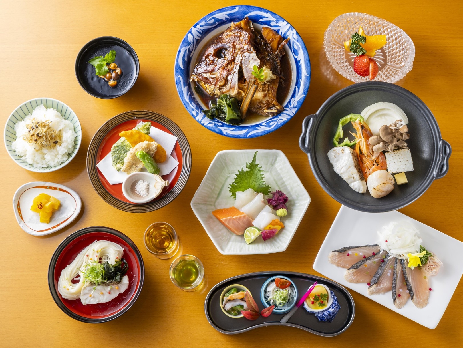 【夕食・朝食付】  ★お魚メインの島会席コース♪　