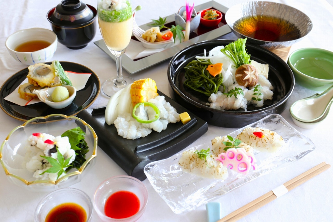 【夏季限定】【夏の風物詩・鱧づくし】6〜8月だけの特別会席★淡路島の鱧フルコース