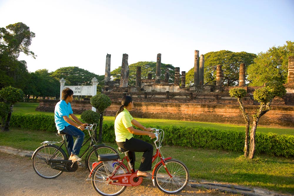 スコータイの自転車ツアー