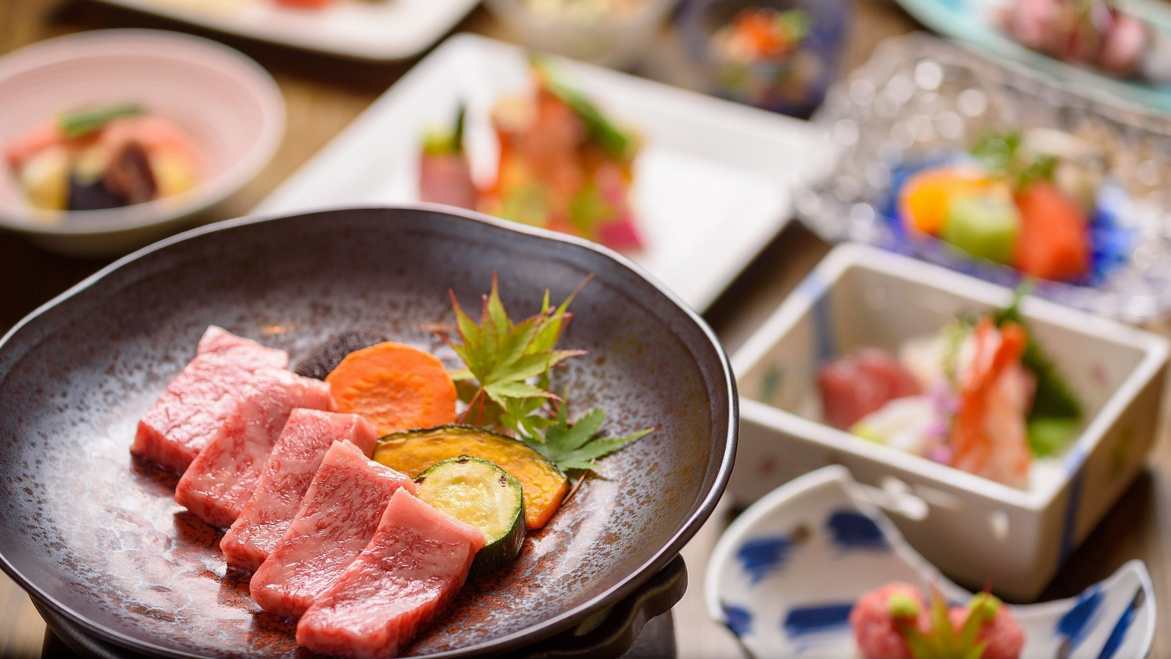 その時期に美味しい食材を厳選して使用したお料理