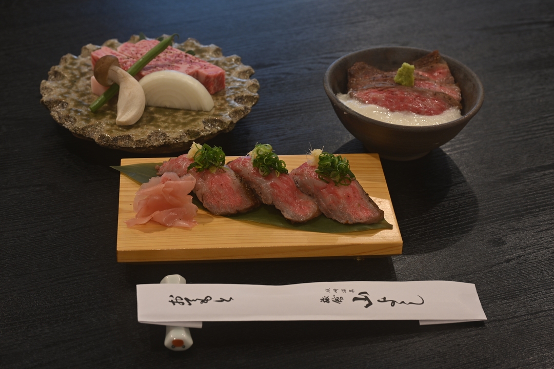 【お刺身なし・お肉増量】極上但馬牛ステーキたっぷり100g！のどぐろ＆焼きガニも味わうスペシャル会席