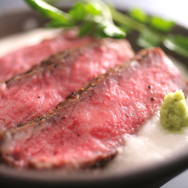 【お刺身なし・お肉増量】極上但馬牛ステーキたっぷり100g！のどぐろ＆焼きガニも味わうスペシャル会席