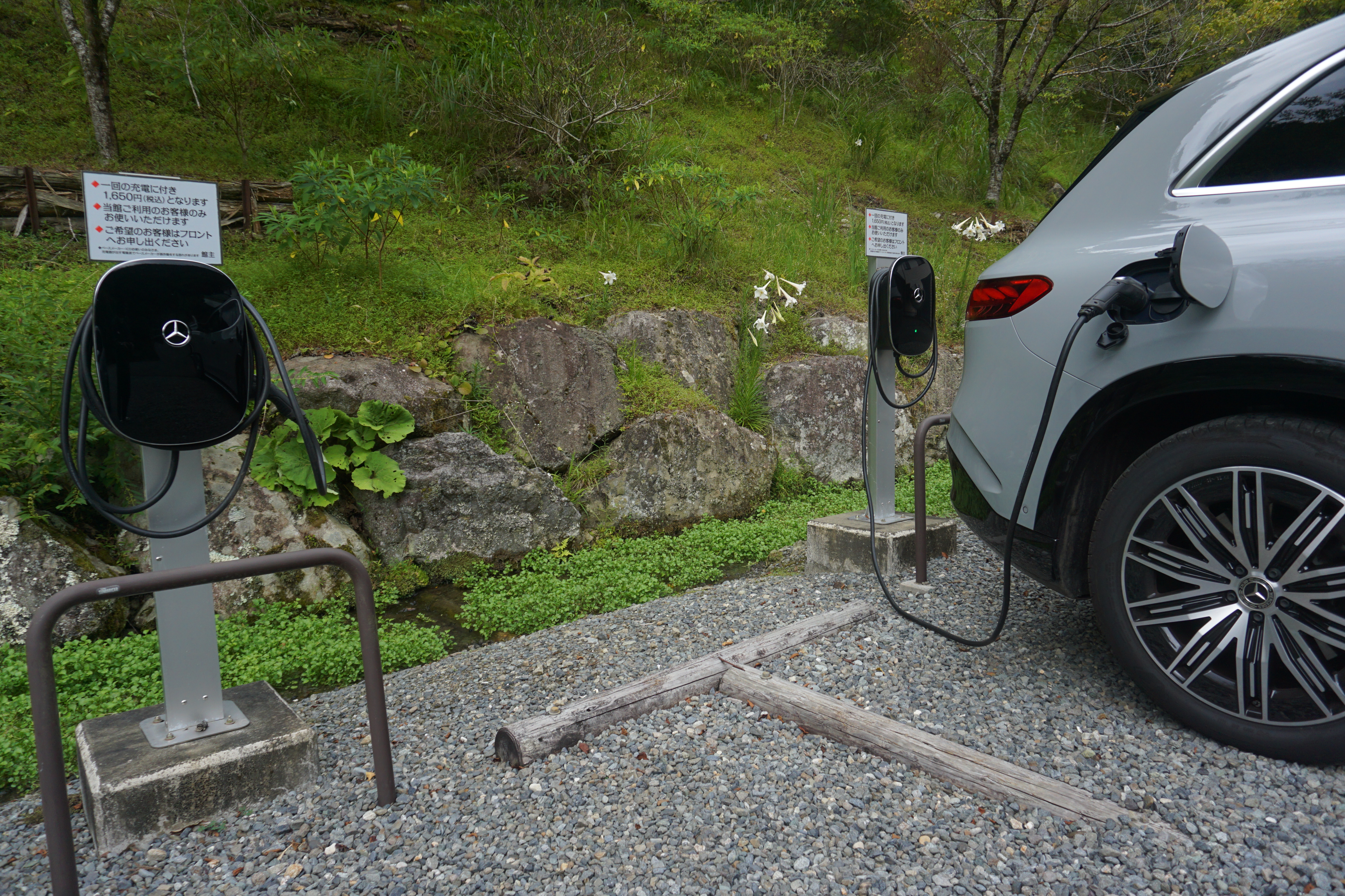 EV自動車　充電スタンド