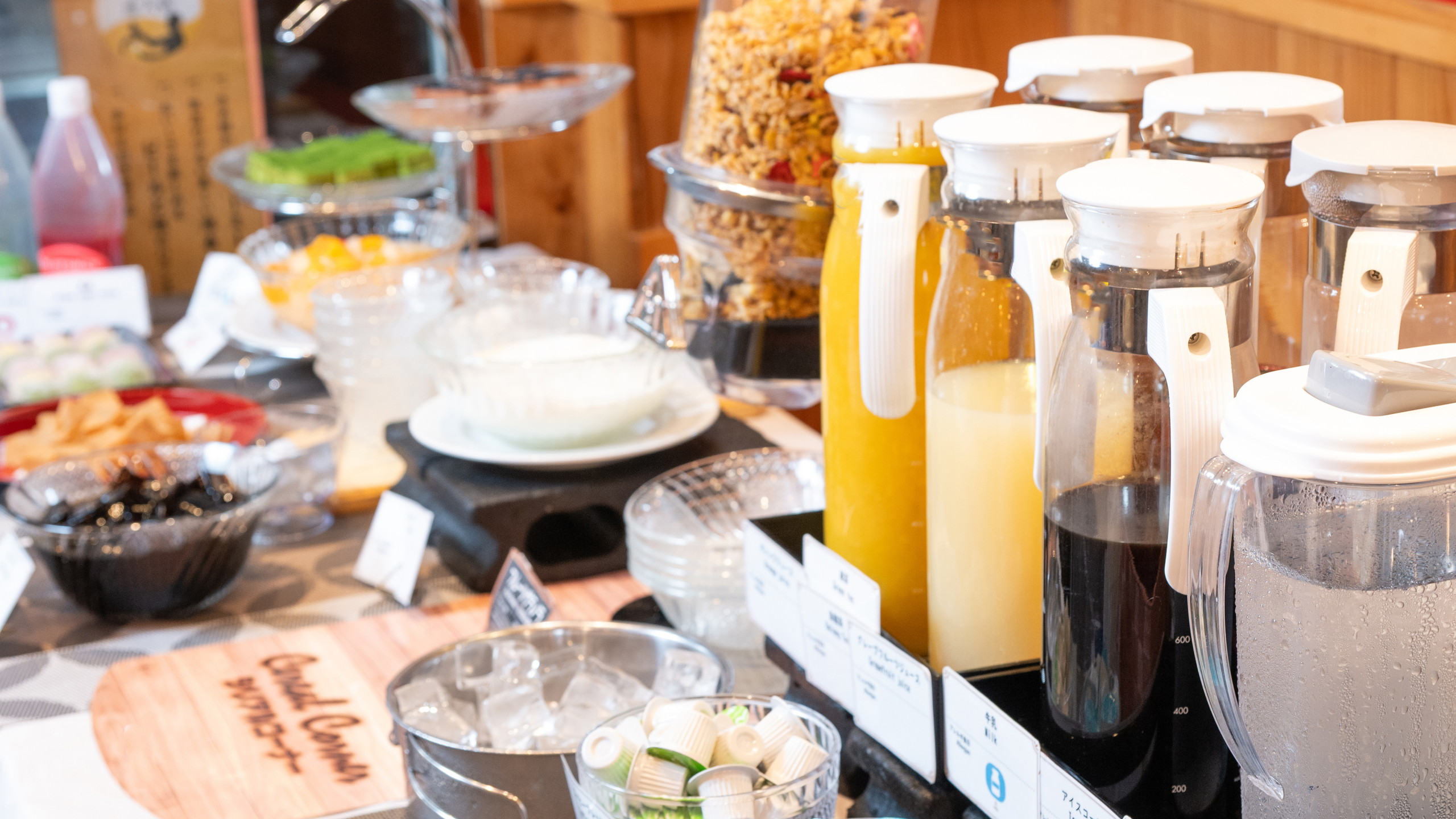 【朝食ビュッフェ】ドリンクコーナー