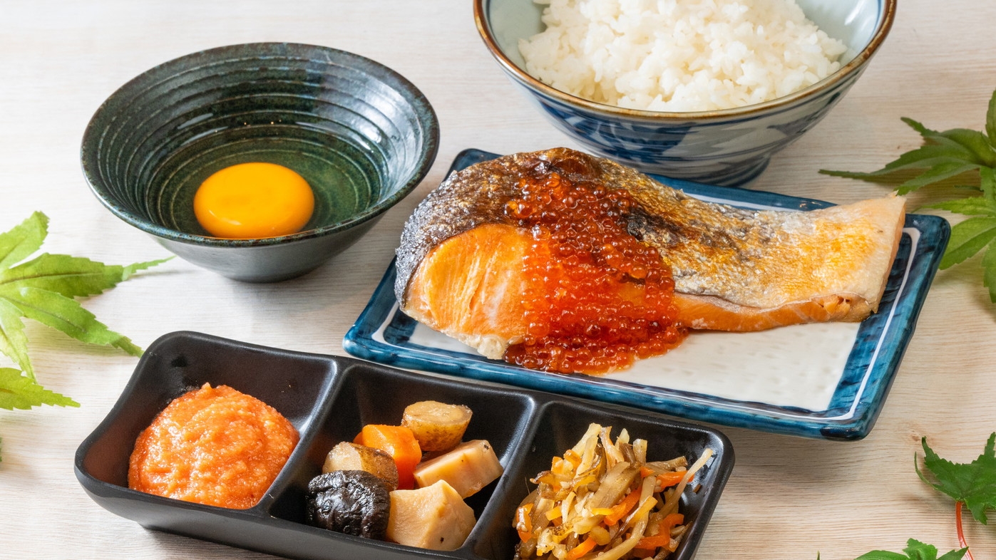 【楽天スーパーSALE】朝食付き【南館】「甚三」選べる和定食！