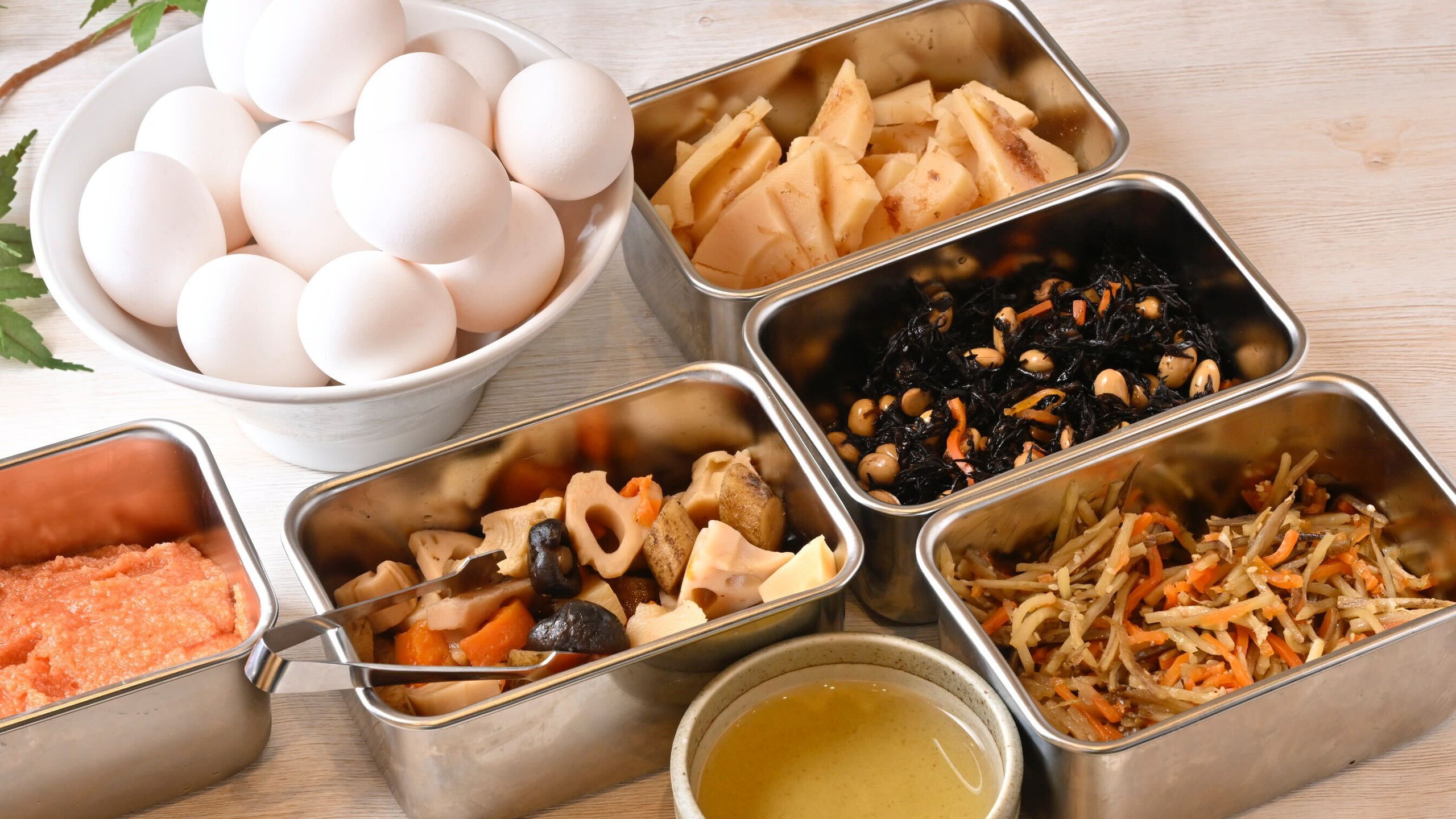 【朝食（甚三）】ごはん・明太子・副菜食べ放題！