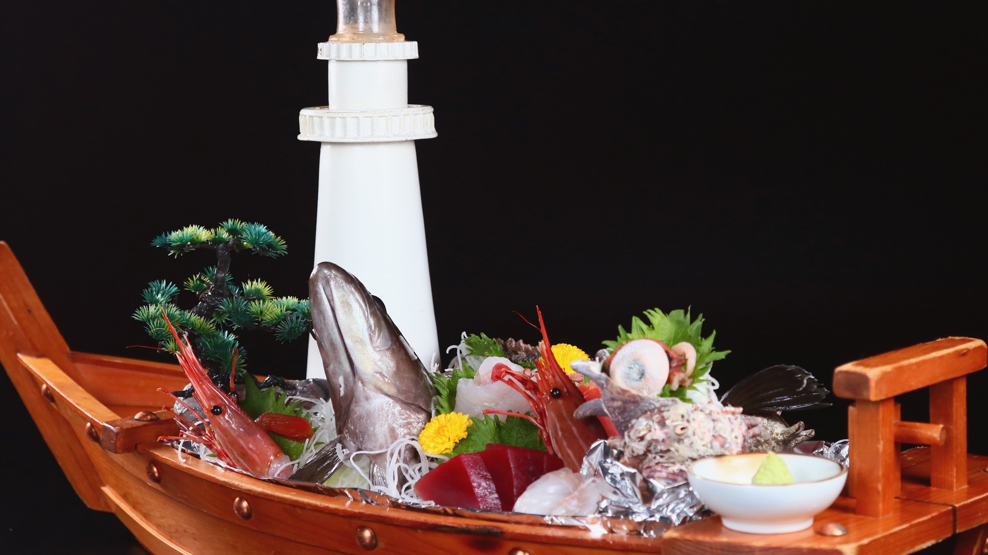 【緑光】◆スタンダード海鮮会席◇金目鯛煮付[１泊２食］