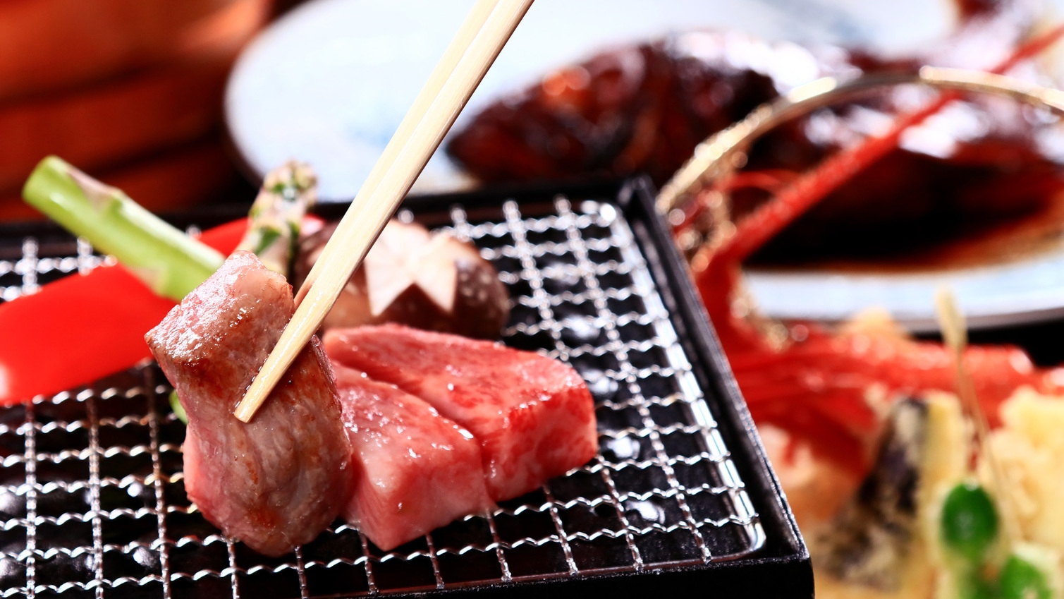 【お盆限定◆青光】〜 グレードアップ◇八光海鮮＆遠州夢咲牛[１泊２食］