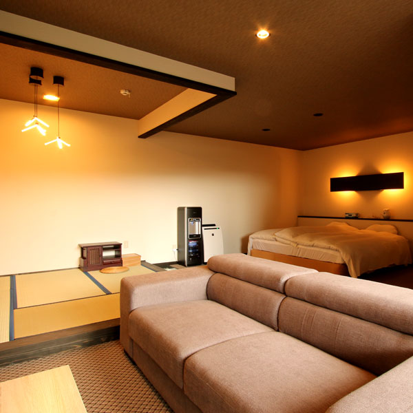 ◆翠金◆露天風呂付スィート100㎡【キングベッド・和洋室】