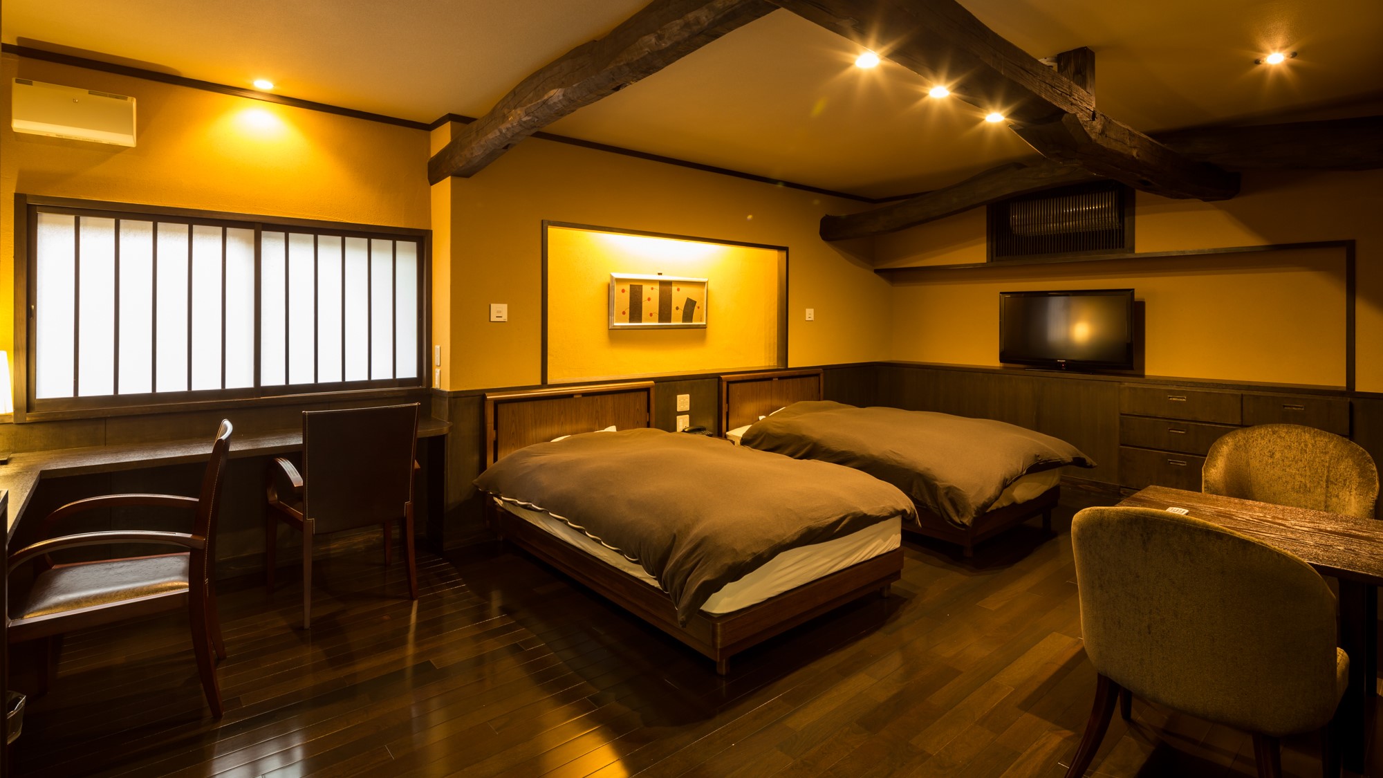 離れ10畳和室+12畳洋室 内風呂・露天風呂付【ねむの木】