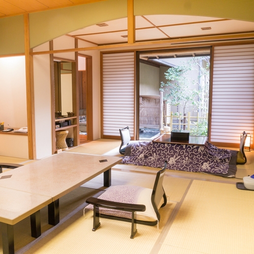 【一人旅・控えめ会席】翌日10時迄のご滞在プラン　露天風呂付き客室・部屋食　※お日にち・室数限定