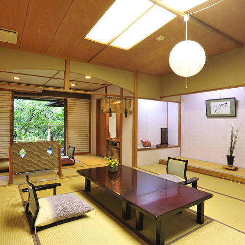* [客房示例] [Murasaki no Ma] 宽敞的日式房间，配有 19 张榻榻米或更多。