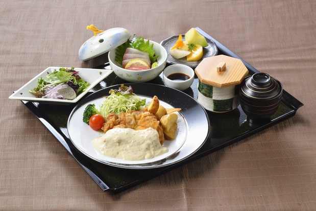 【2食付/部屋食】宮崎名物チキン南蛮を味わう 竹彩御膳ディナー