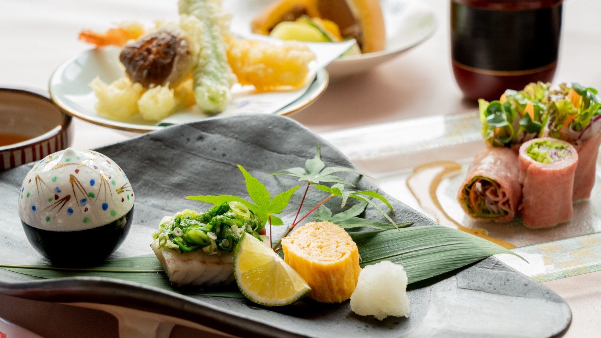 【2食付/会席】オールインクルーシブで旬の食材を味わえる会席ディナー