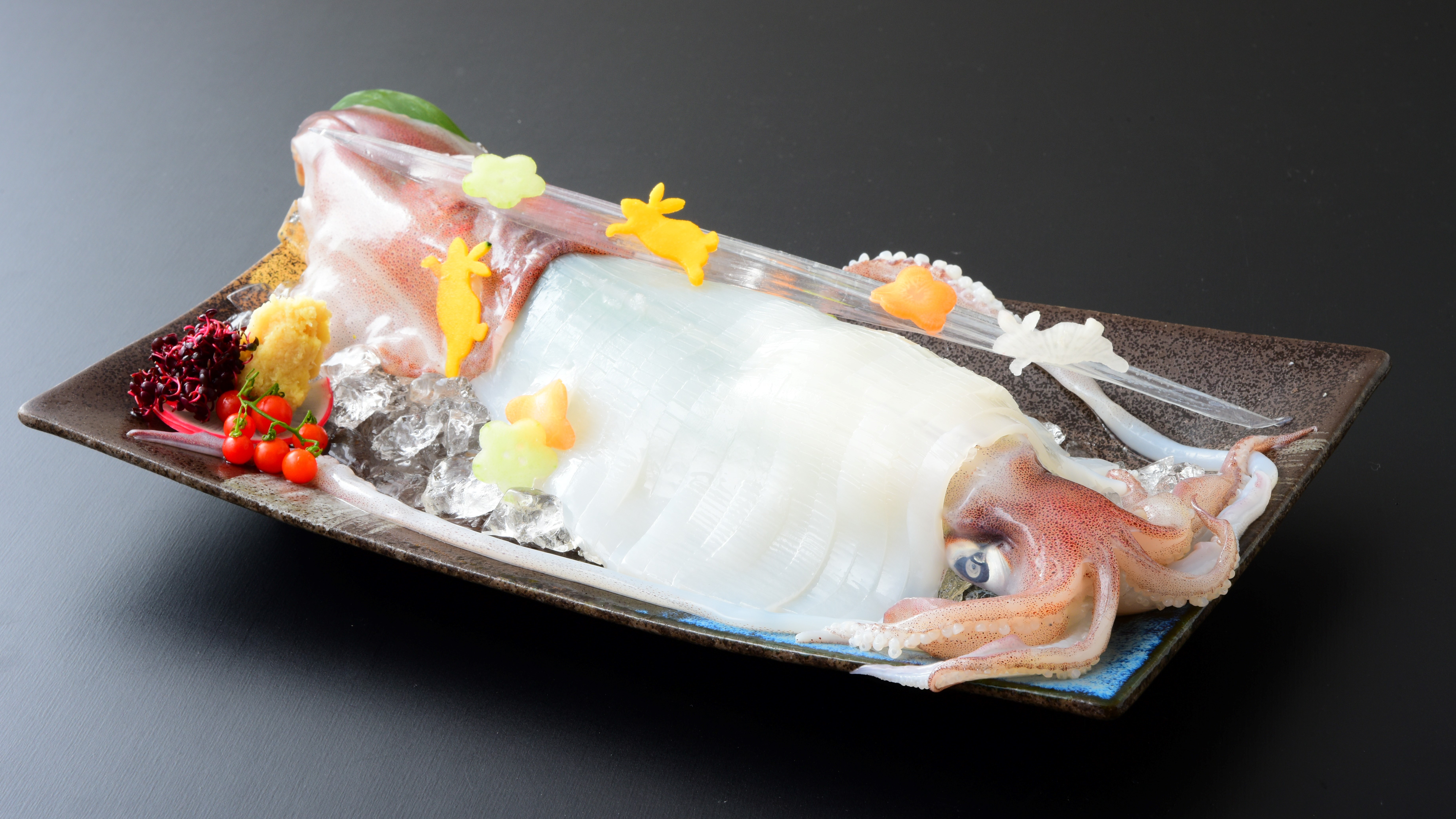 白いかの姿造り