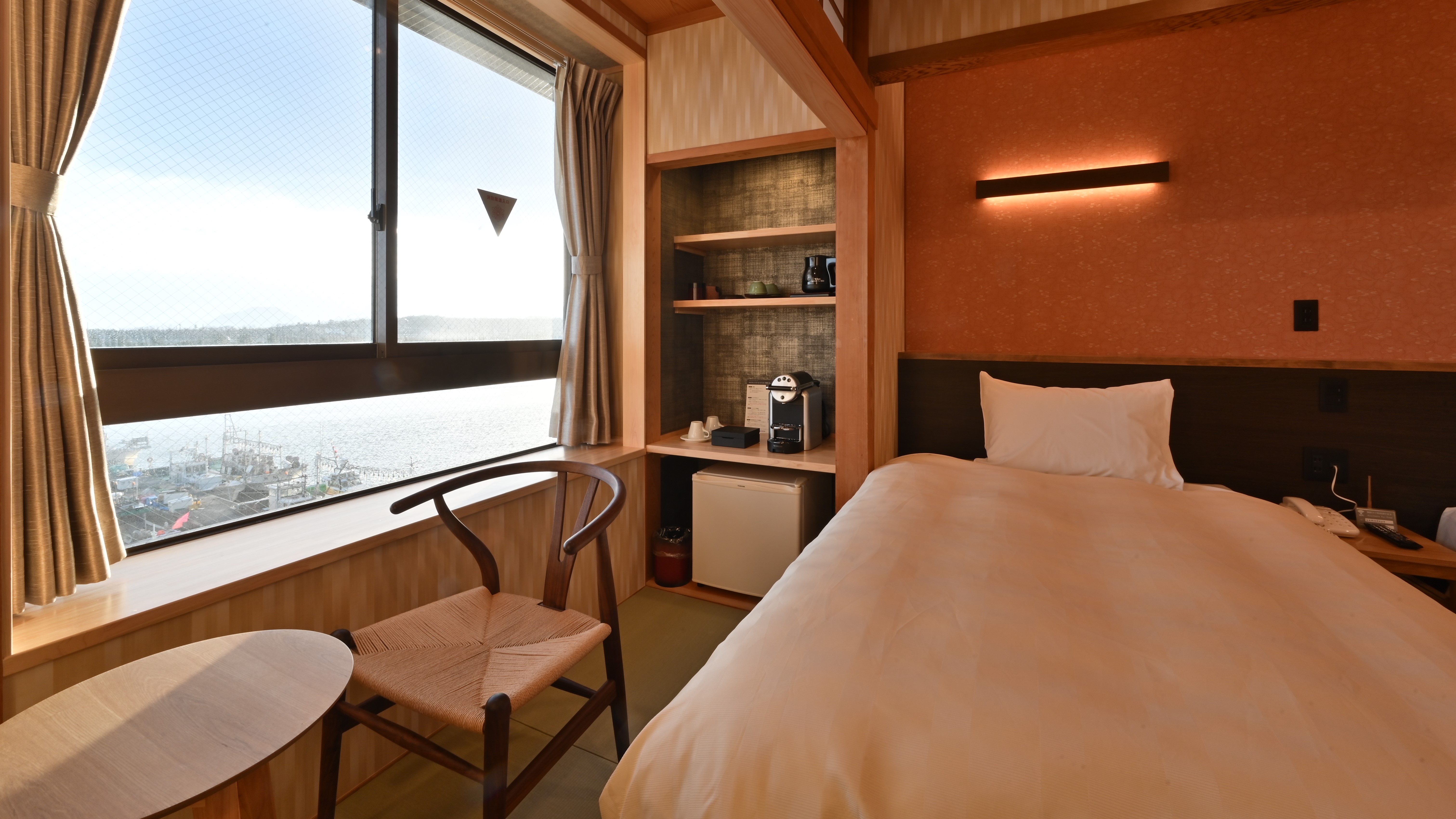 客室【磯笛】海側　和室モダン・ツインベッド