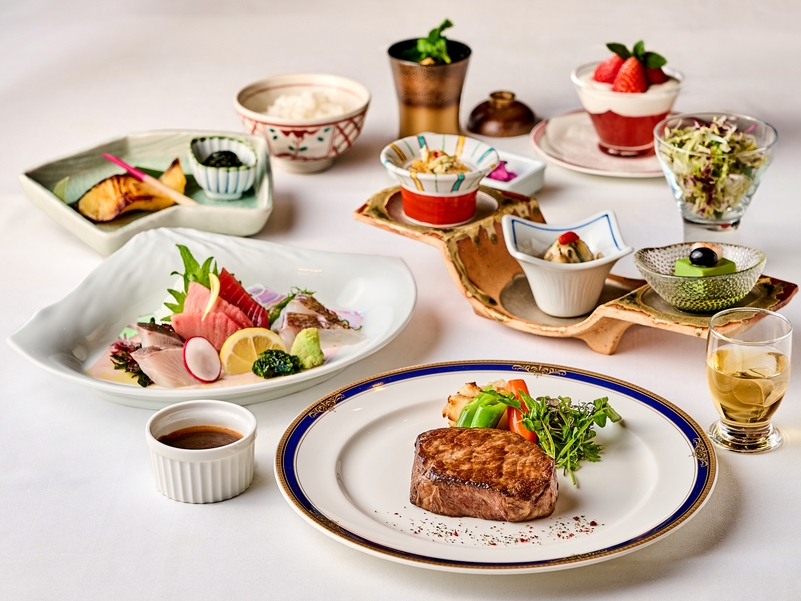 【夕食17:30 ステーキ会席】夏休み！国産牛を満喫したいならこちら♪（スカイプール利用無料！）
