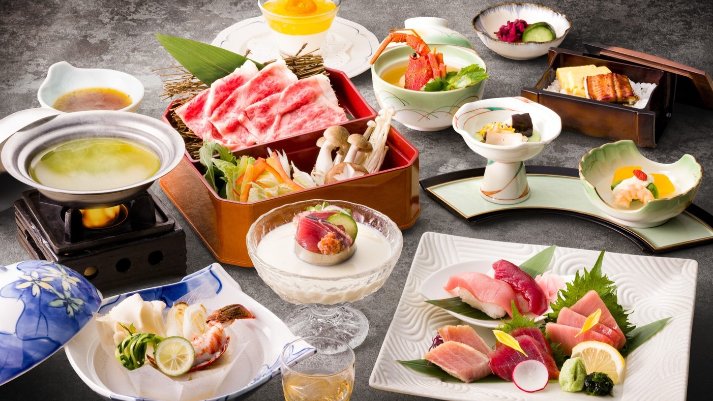 【夕食17:30 和会席】夏休み♪南まぐろも静岡地物も食べたい方おすすめ（スカイプール利用無料！）