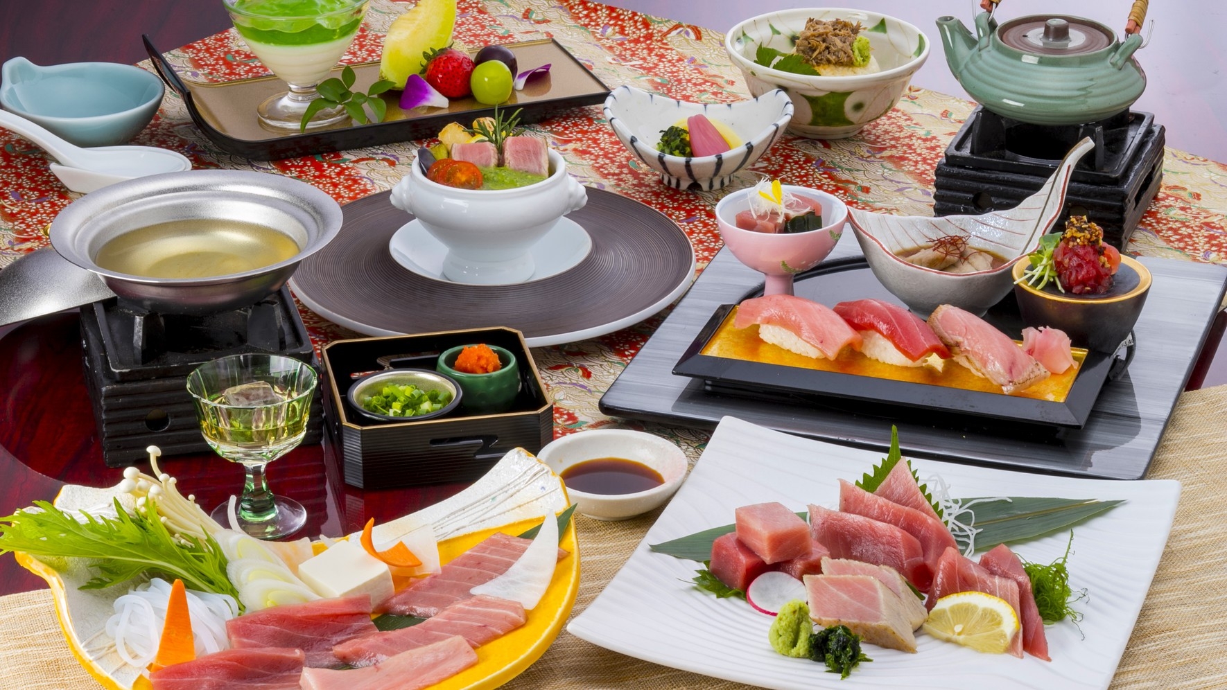 【本まぐろ膳】マグロの王様・本鮪　贅沢に豪華に高級会席を！