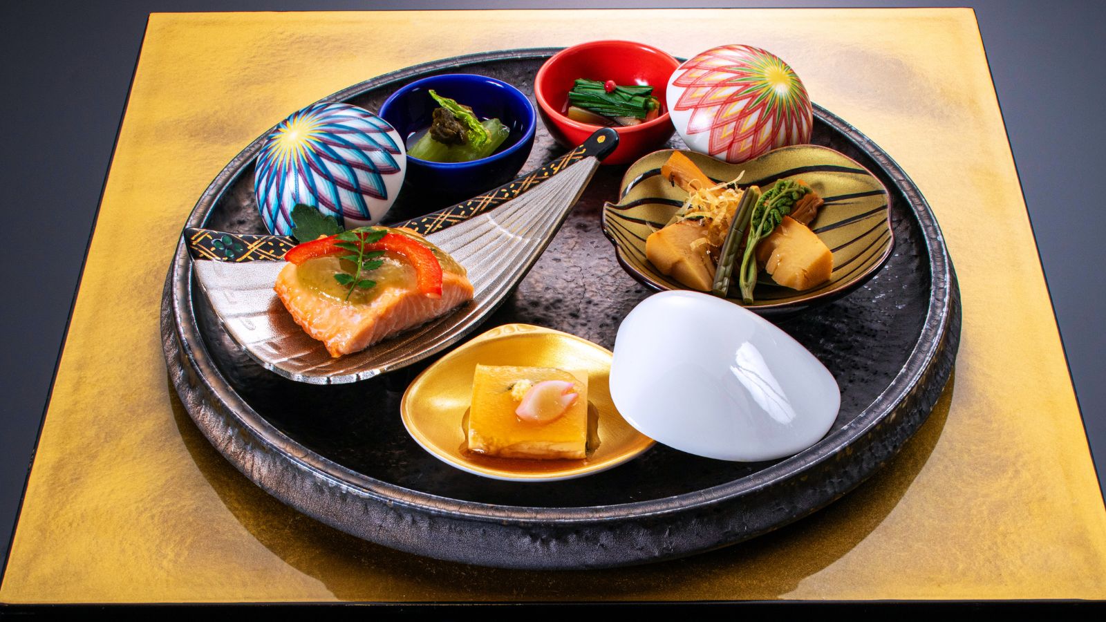 【季節の会席料理】春の彩り5点盛り