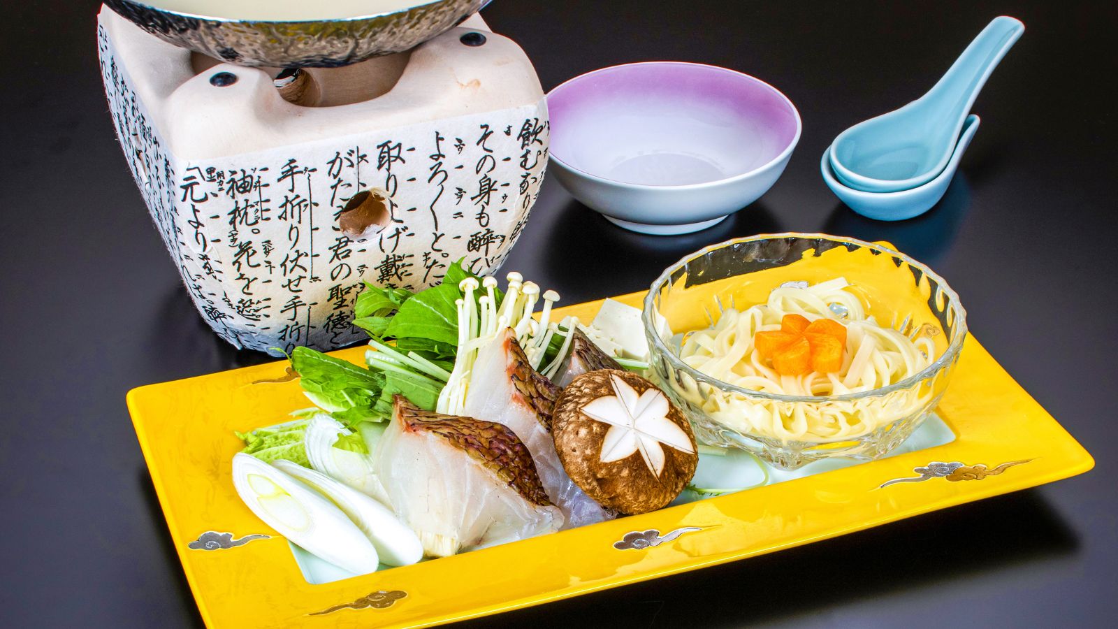 【季節の会席料理】庄内浜紅葉鯛　米スープ鍋