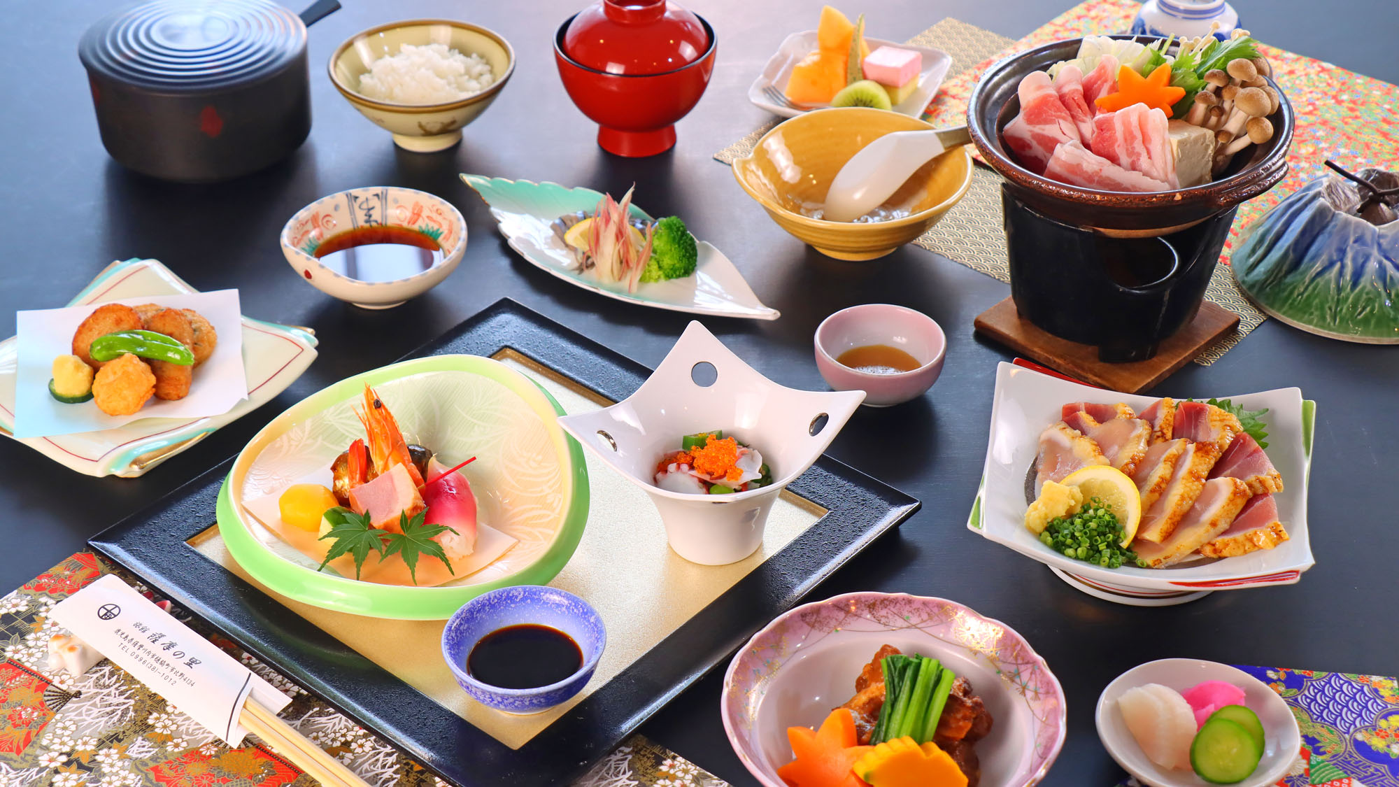 【グレードアップ】夕食全景