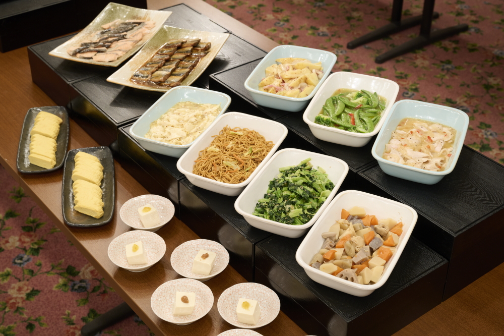 朝食レイアウト