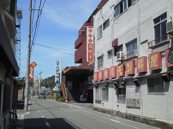 JR松山駅からホテルの順路⑦