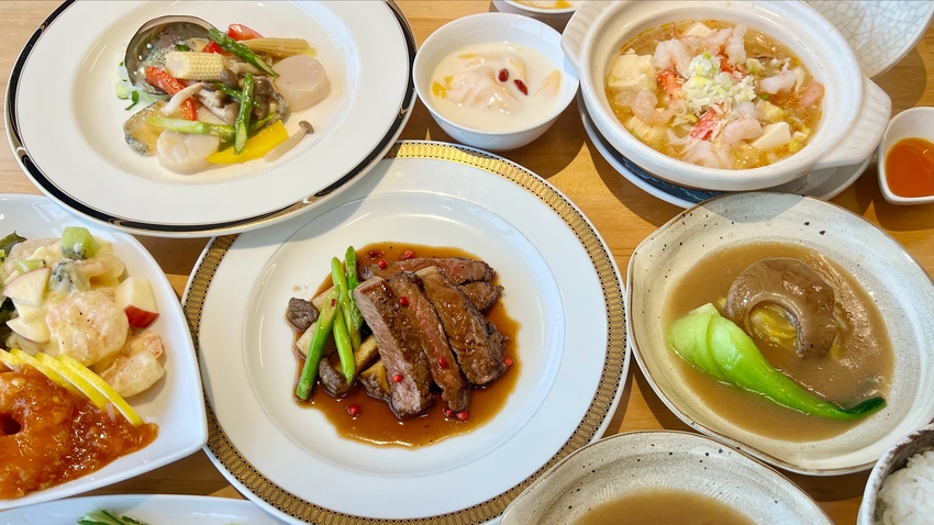 【極上の会津旅★プレミアム中華】フカヒレ・アワビ付！グルメ派必見！贅沢グルメコース