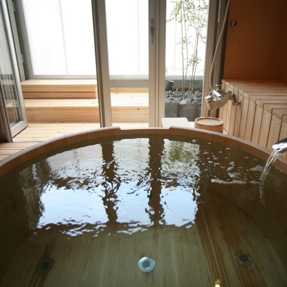 "Sea Suite" dengan bak mandi semi-terbuka Kamar bergaya Barat [Kamis / Matahari Terbenam] Kamar / bak mandi No306